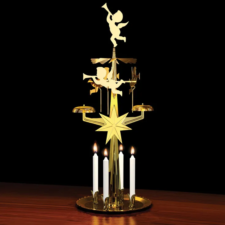 Swedish Angel Chimes, brass Dala Industrier