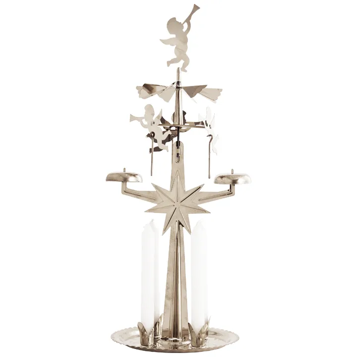 Swedish Angel Chimes - silver - Dala Industrier