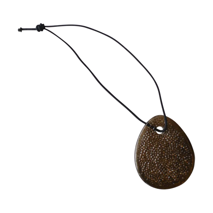 Airy hanging egg decoration - Brown - DBKD