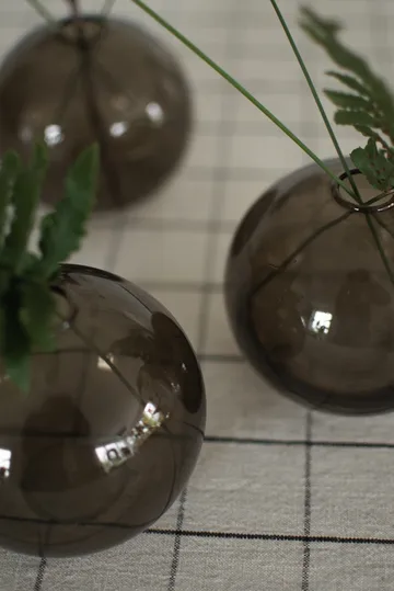 Ball vase Ø10 cm - Brown - DBKD