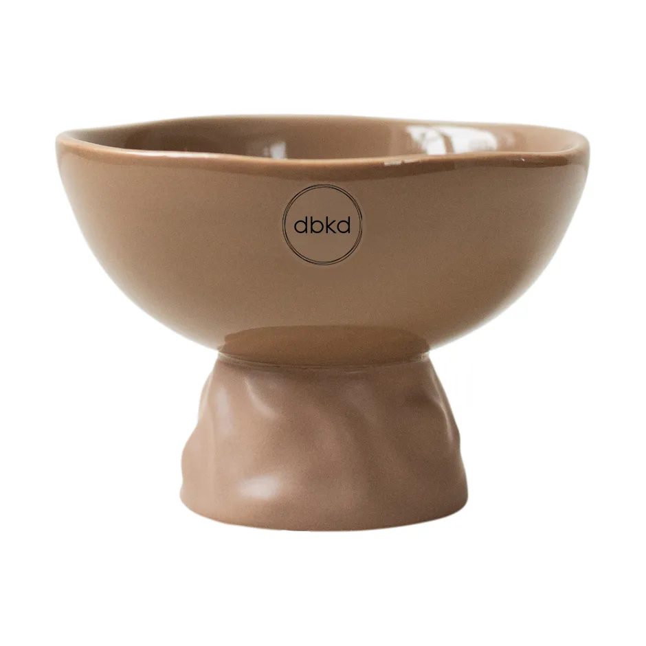 Base Irregular flowerpot S Ø12 cm, Nougat DBKD