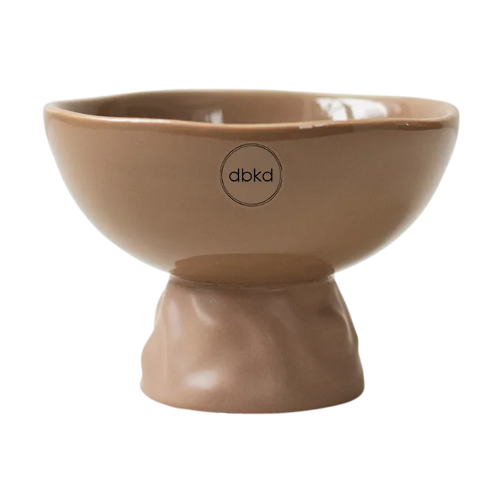 Base Irregular flowerpot S Ø12 cm - Nougat - DBKD