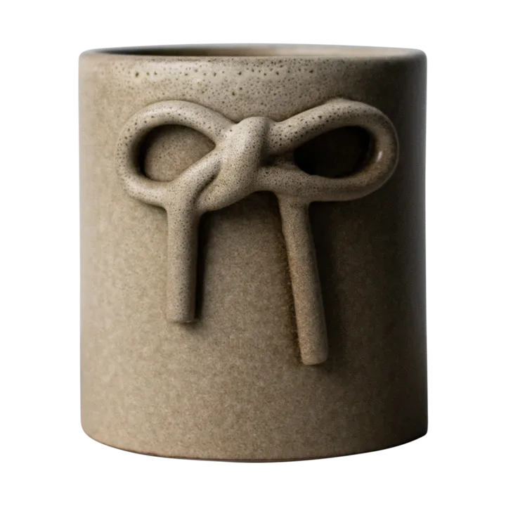 Bow pot Ø11 cm - Beige - DBKD
