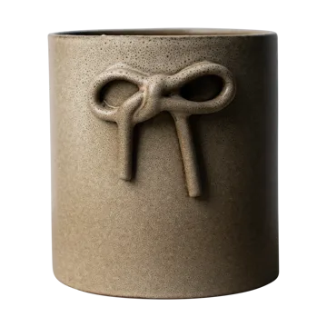 Bow pot Ø14 cm - Beige - DBKD
