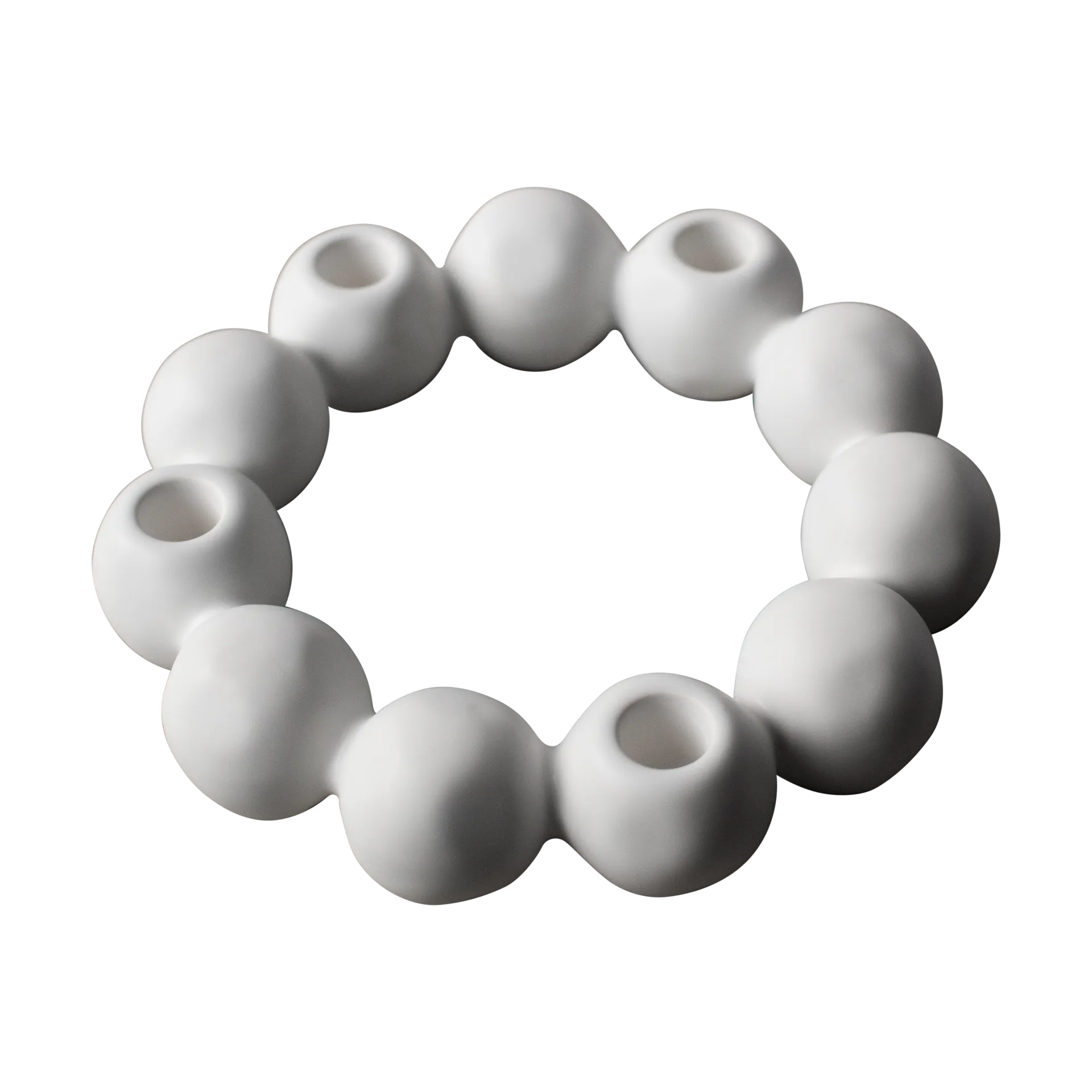 Bright candleholder Ø27 cm, White DBKD