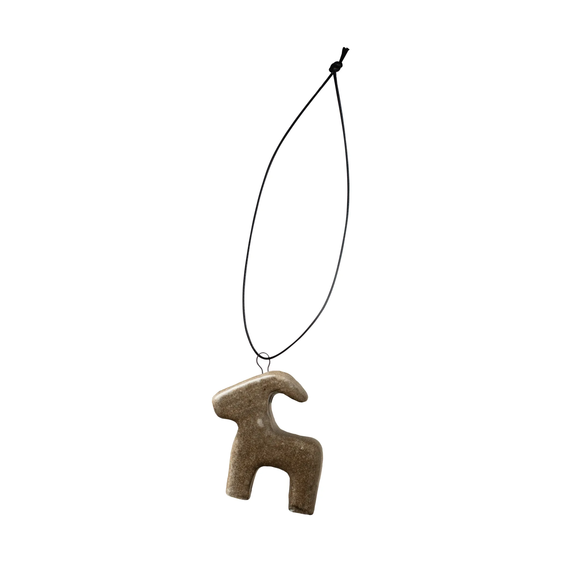 Bruse decorative hanging ornament, Beige, 4x3.5 cm DBKD