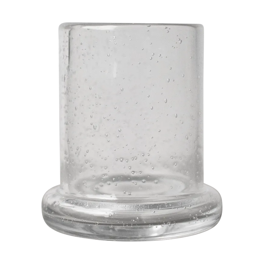 Bubble tealight holder Ø10 cm, Clear DBKD