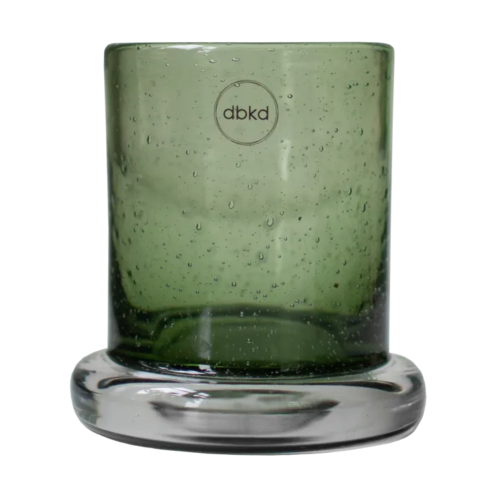 Bubble tealight holder Ø10 cm - Green - DBKD