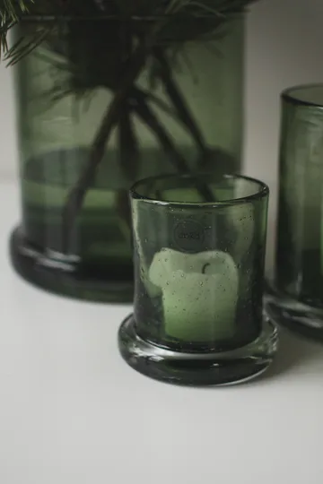 Bubble tealight holder Ø10 cm - Green - DBKD