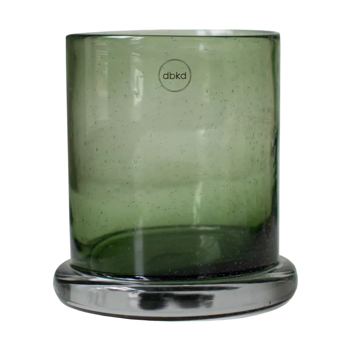 Bubble tealight holder Ø14 cm - Green - DBKD