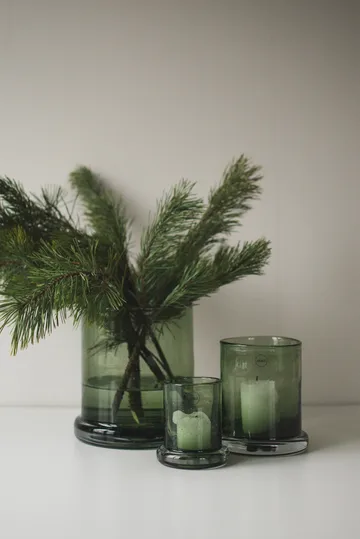 Bubble tealight holder Ø14 cm - Green - DBKD