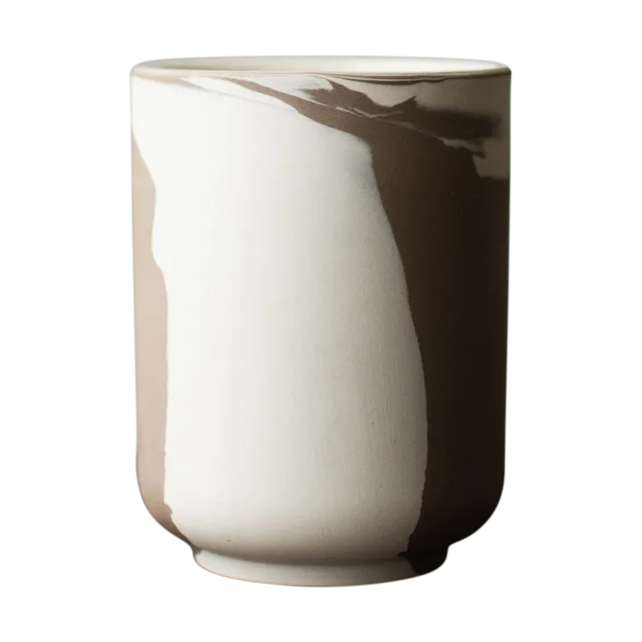 Calm flowerpot S - Brown-Beige - DBKD
