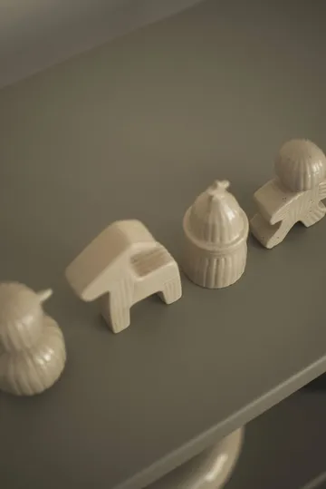 Christmas train Christmas decoration 4 pieces - Vanilla - DBKD