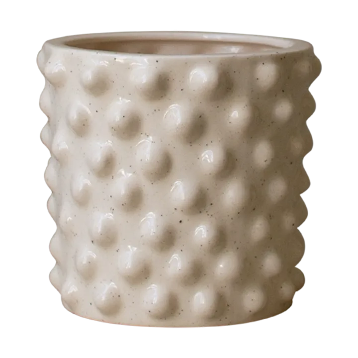 Cloudy flower pot vanilla - Mini Ø15 cm - DBKD