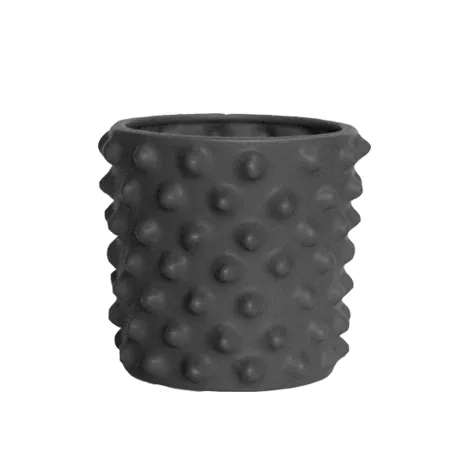 Cloudy pot dark grey, mini, Ø 15 cm DBKD