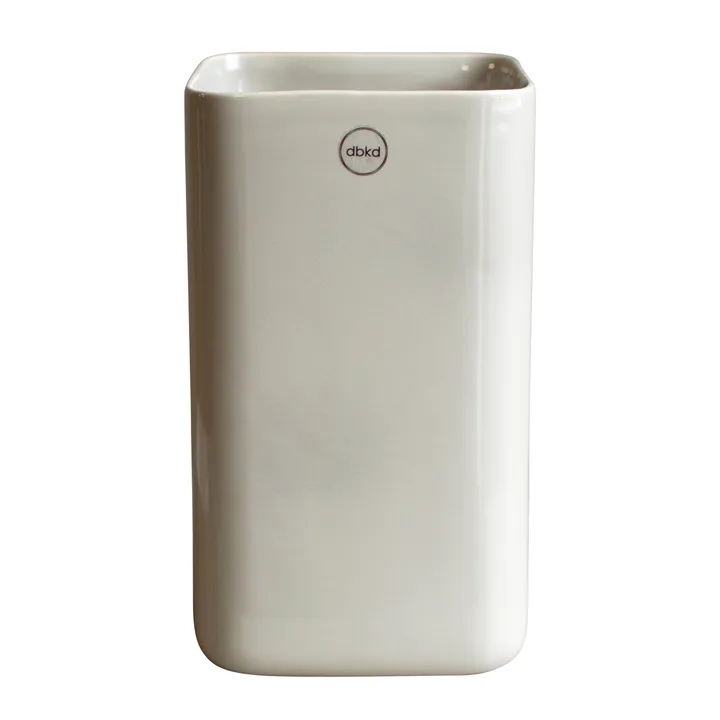 Cube flower pot large Ø13 cm - Shiny mole - DBKD