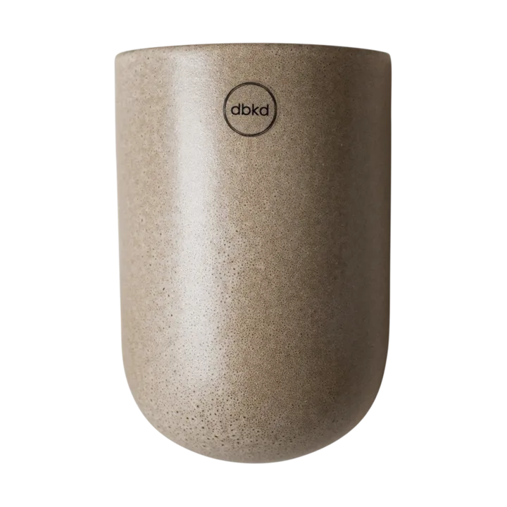 Cut wall-mounted flowerpot beige - Medium 15 cm - DBKD