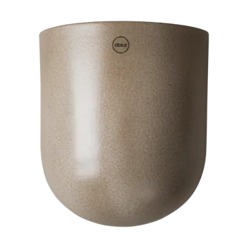 Cut wall-mounted flowerpot beige - X-large 24 cm - DBKD