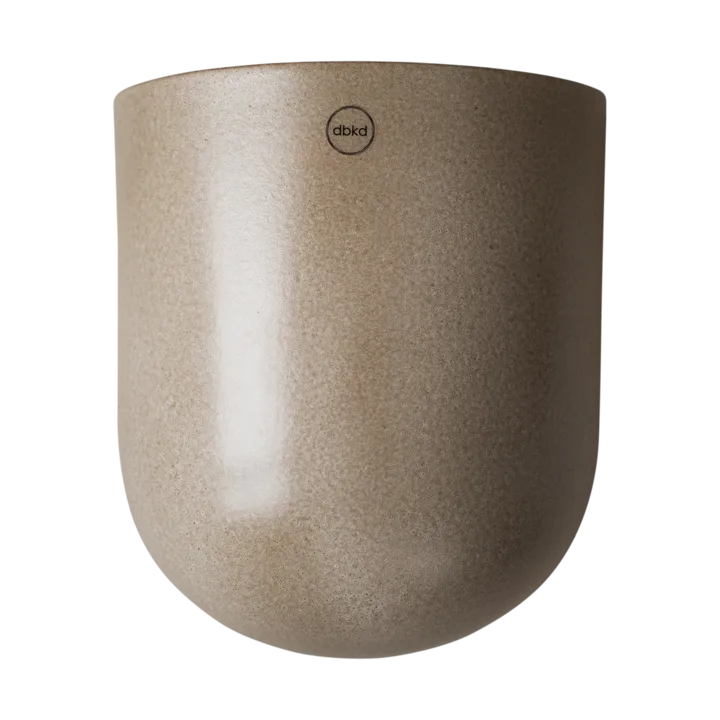 Cut wall-mounted flowerpot beige - X-large 24 cm - DBKD