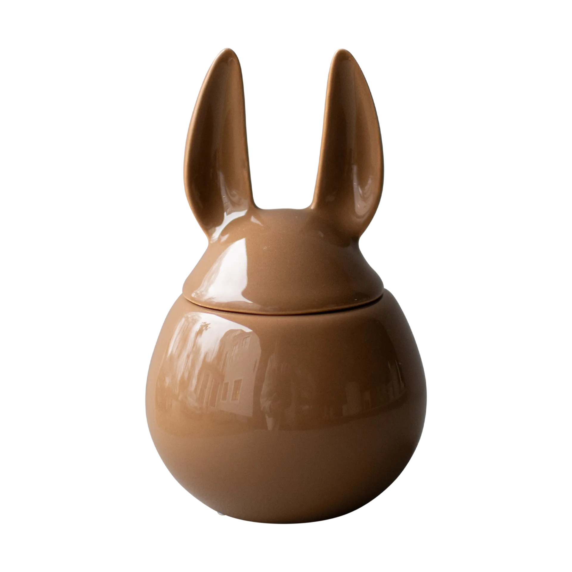 DBKD Eating rabbit bowl small, Shiny nougat DBKD
