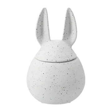 DBKD Eating rabbit bowl small - white dot - DBKD
