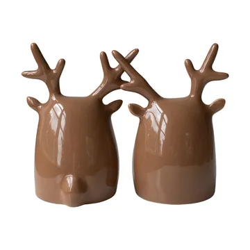 Deer twins 2 pieces - Shiny nougat - DBKD