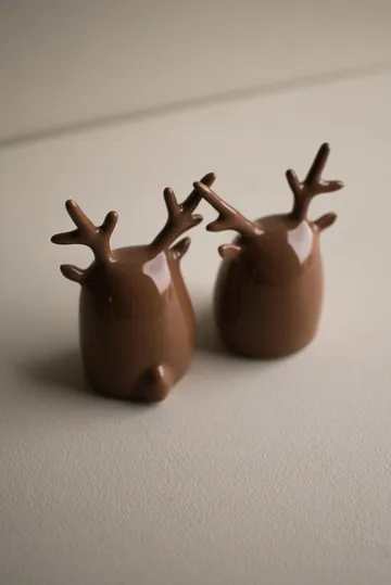 Deer twins 2 pieces - Shiny nougat - DBKD
