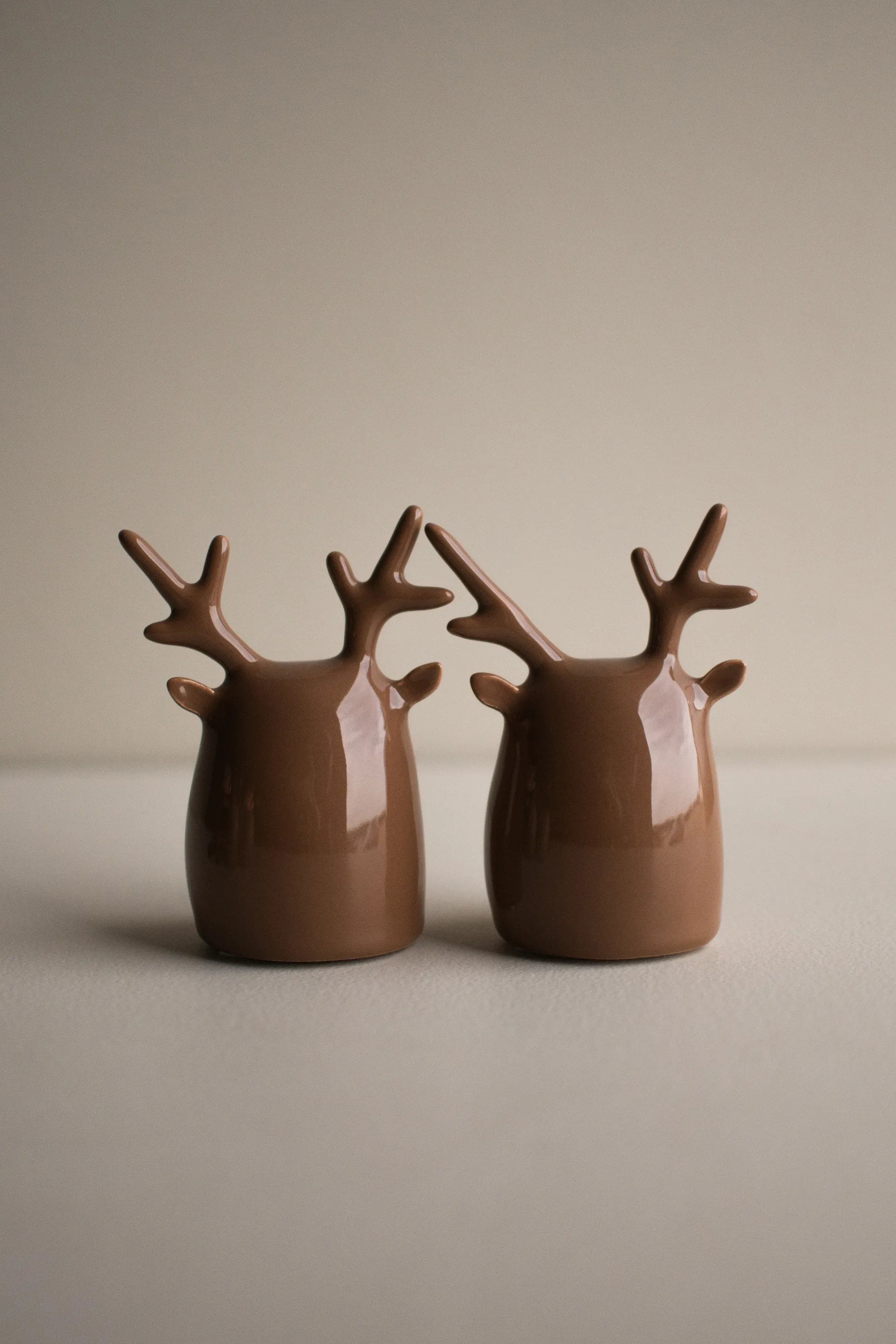Deer twins 2 pieces, Shiny nougat DBKD