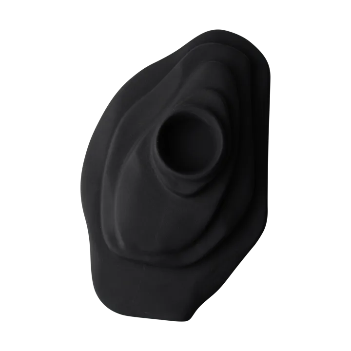 Dune candle holder - Sandy black - DBKD