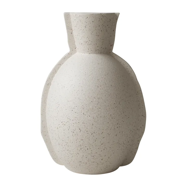 Edge vase H30 cm - Creme dot - DBKD