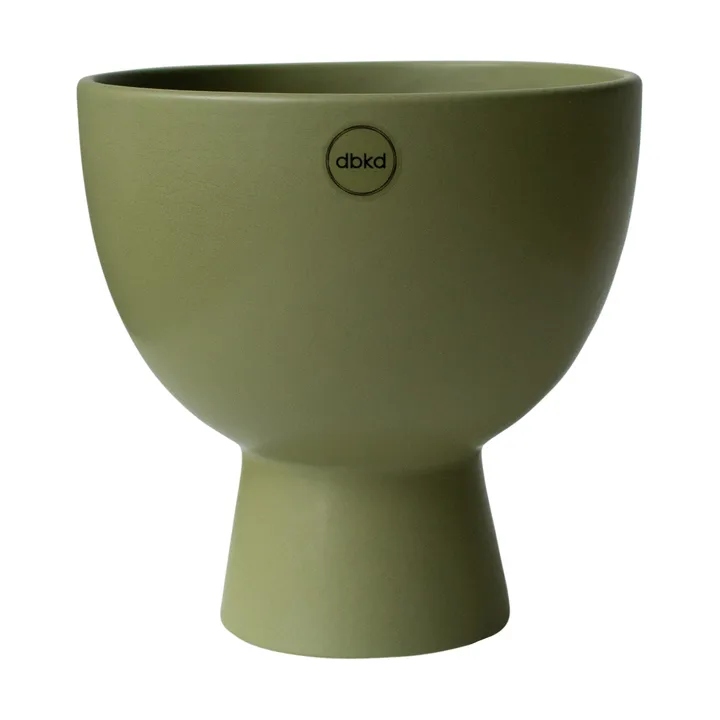 Figure flower pot Ø15 cm - Green - DBKD