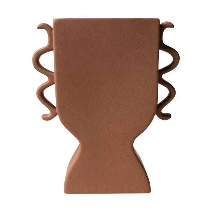 Flat vase 25 cm - Terracotta - DBKD