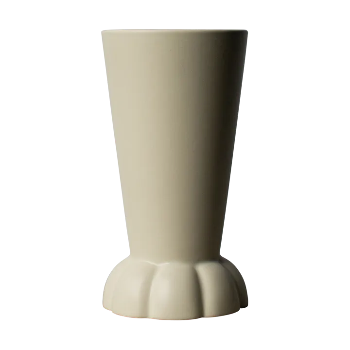 Flora vase 22 cm - Cream - DBKD