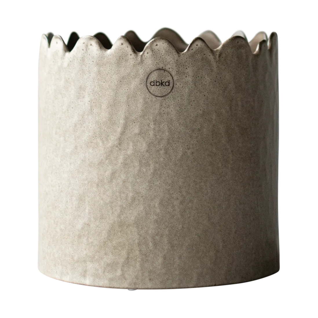 Flowery pot Ø16 cm, Beige DBKD