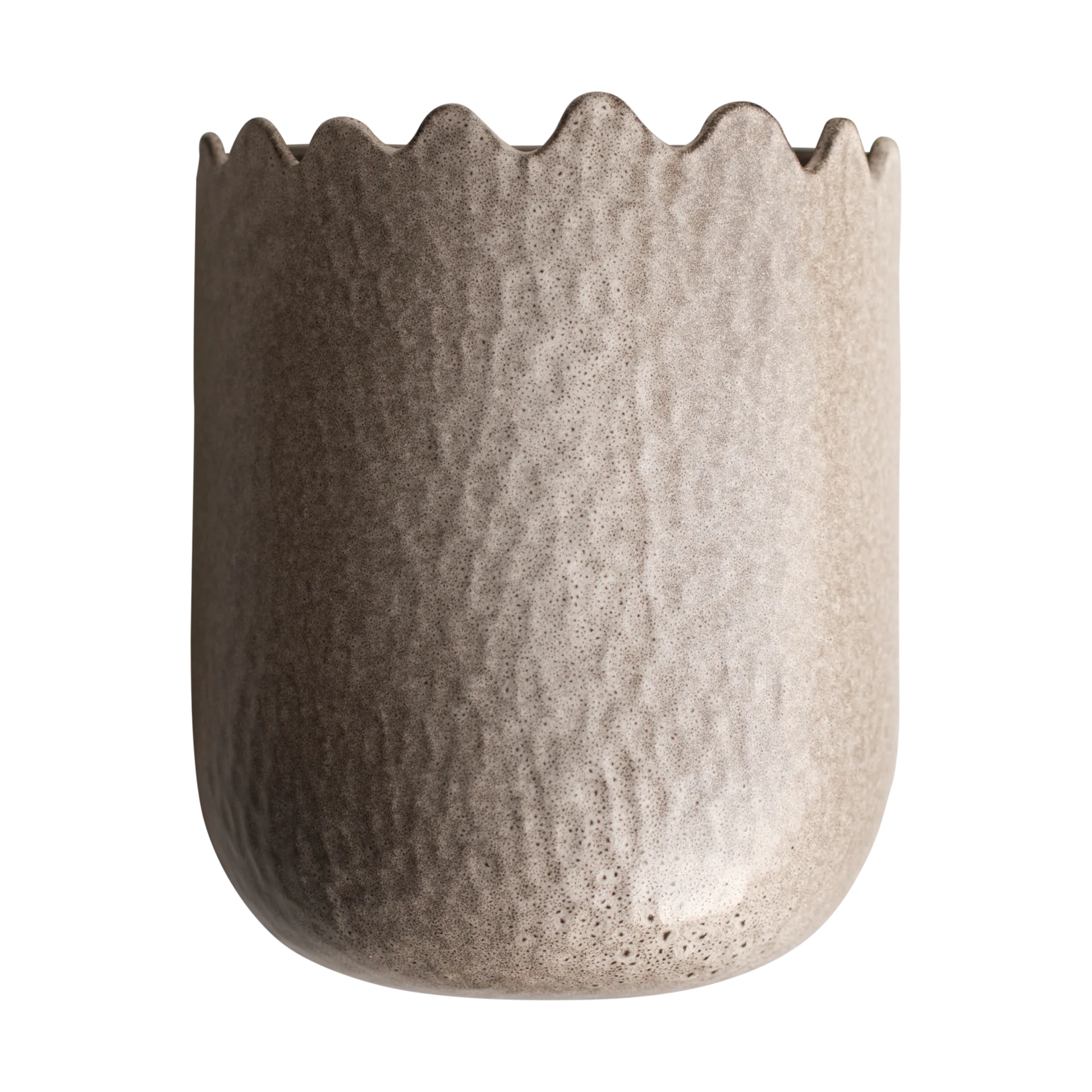 Flowery wall pot 24 cm, Beige DBKD