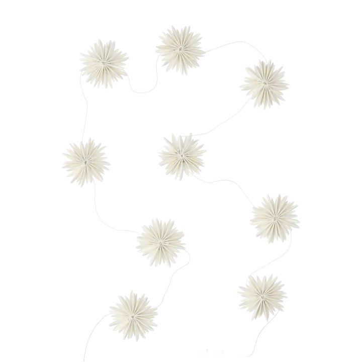 Garland flakes - White  - DBKD