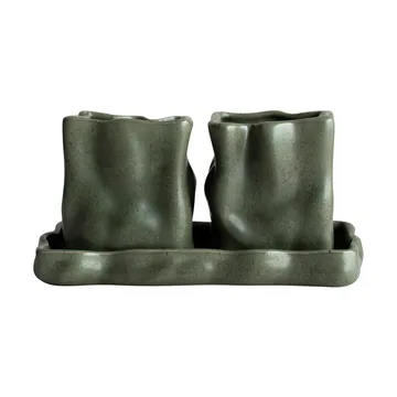 Herb pot, set of 3 - Moss - DBKD