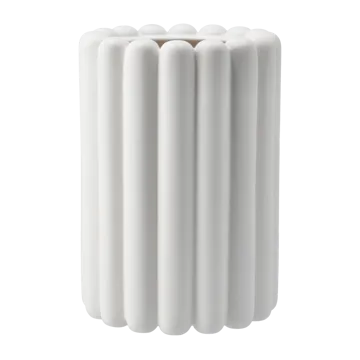 Mist flower pot large Ø19x27 cm - White - DBKD