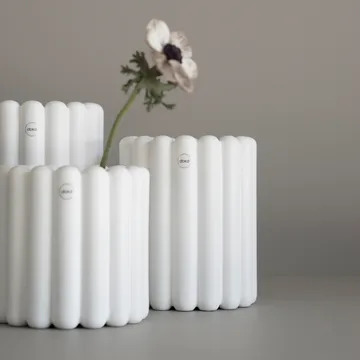 Mist flower pot medium Ø19x23 cm - White - DBKD