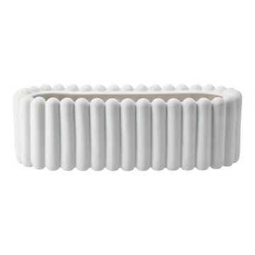 Mist flower pot oval - White - DBKD