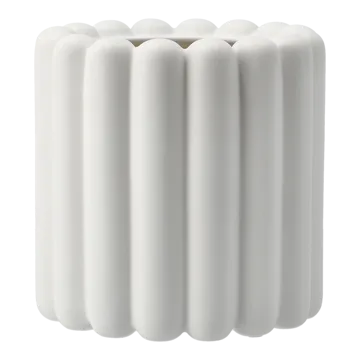 Mist flower pot small Ø19x19 cm - White - DBKD