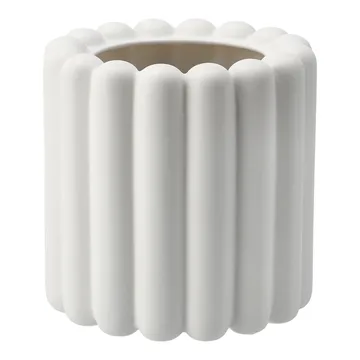 Mist flower pot small Ø19x19 cm - White - DBKD