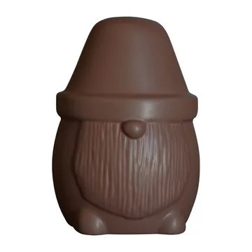 Mister Santa Christmas decoration Ø9.5 cm - Maroon - DBKD