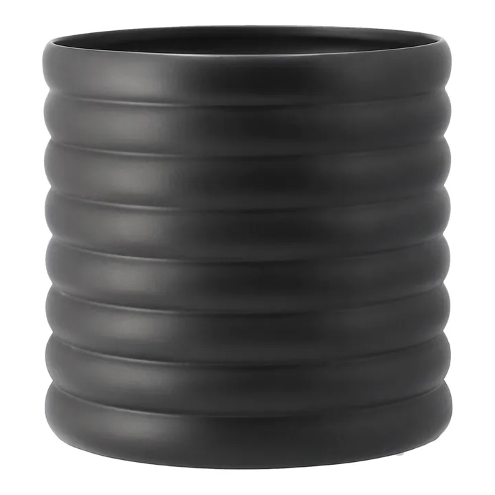 Mud flower pot black - XL. Ø 27 cm - DBKD