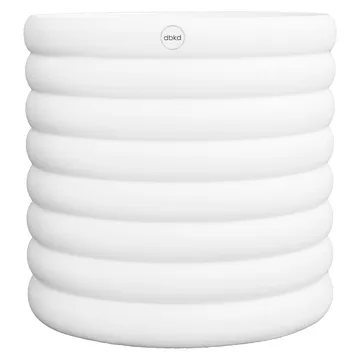 Mud flower pot white - XL. Ø 27 cm - DBKD