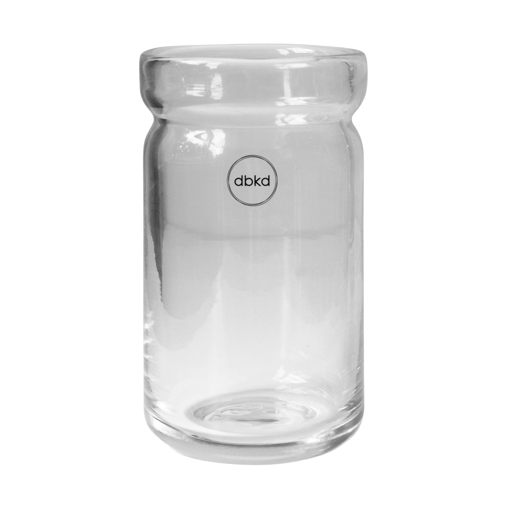 Neck pot, Clear, Ø8x15 cm DBKD