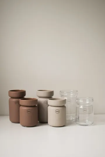 Neck pot - Nougat, Ø8x12 cm - DBKD