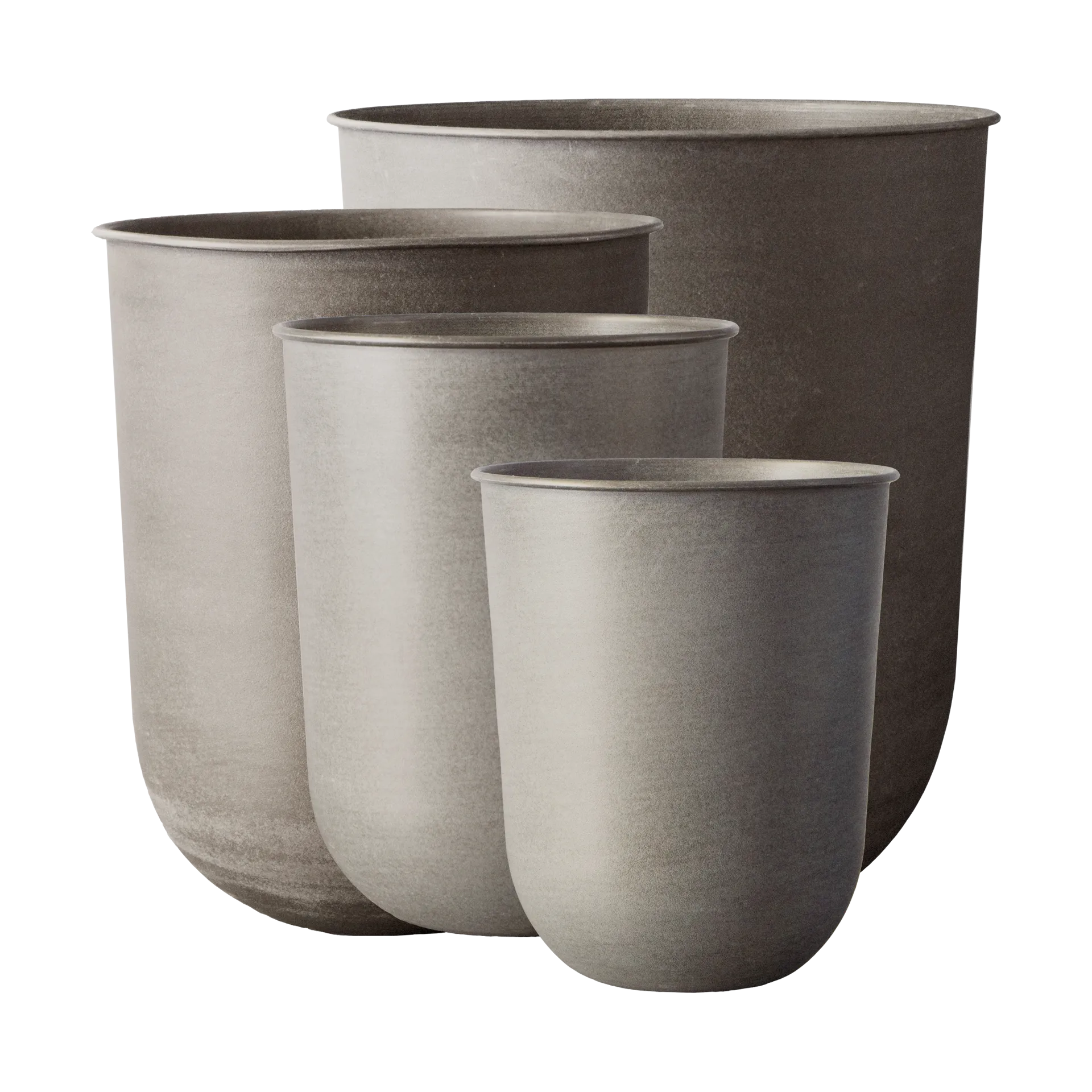 Out flower pot 4 pieces, Beige DBKD