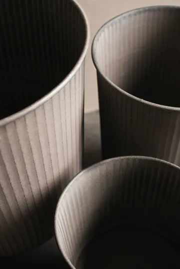 Out stripe flower pot 3-pack - Beige - DBKD