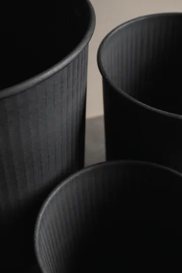Out stripe flower pot 3-pack - Black - DBKD